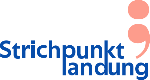 Strichpunktlandung Logo